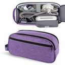 CPAP Travel Bag for AirMini CPAP Machine and Accessories, Portable CPAP Travel Case, CPAP Bag for Travel, CPAP Machine Travel Carry Storage, CPAP Supplies Organizer Case (Purple)