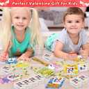 ABERLLS Valentines Day Cards for Kids School, 24 Pack Watercolor Paint Sets with Greeting Cards, Valentines Day Gifts for Kids Classroom Exchange Gifts, Valentine Party Favors for Boys and Girls