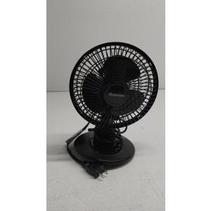 HOLMES 6" Table Fan, Oscillation, 2 Speeds, Ideal for Home, Bedroom or Office, Black