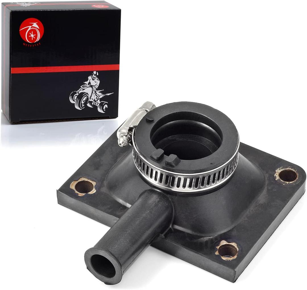 Carburetor Intake Manifold Boot Compatible with Yamaha G1 Gas Golf Cart 1983 1984 1985 1986 1987 1988 J24-13586-00-00