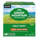 Green Mountain Coffee Roasters Half Caff, Single-Serve Keurig K-Cup Pods, Medium Roast Coffee Pods, 48 Count (EXP 12/29/25)