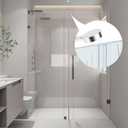 Flexible Shower Door Side Seal Strip 100 Inch Shower Door Side Sweep for 3/8" Framelss Glass Door