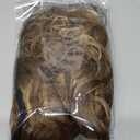 REECHO Curly Clip in Hair Extensions, 4PCS 12 inch Long Hair Extensions Clip ins Lace Weft Natural Hairpieces for Women Daily, Light Brown with Blonde Highlights