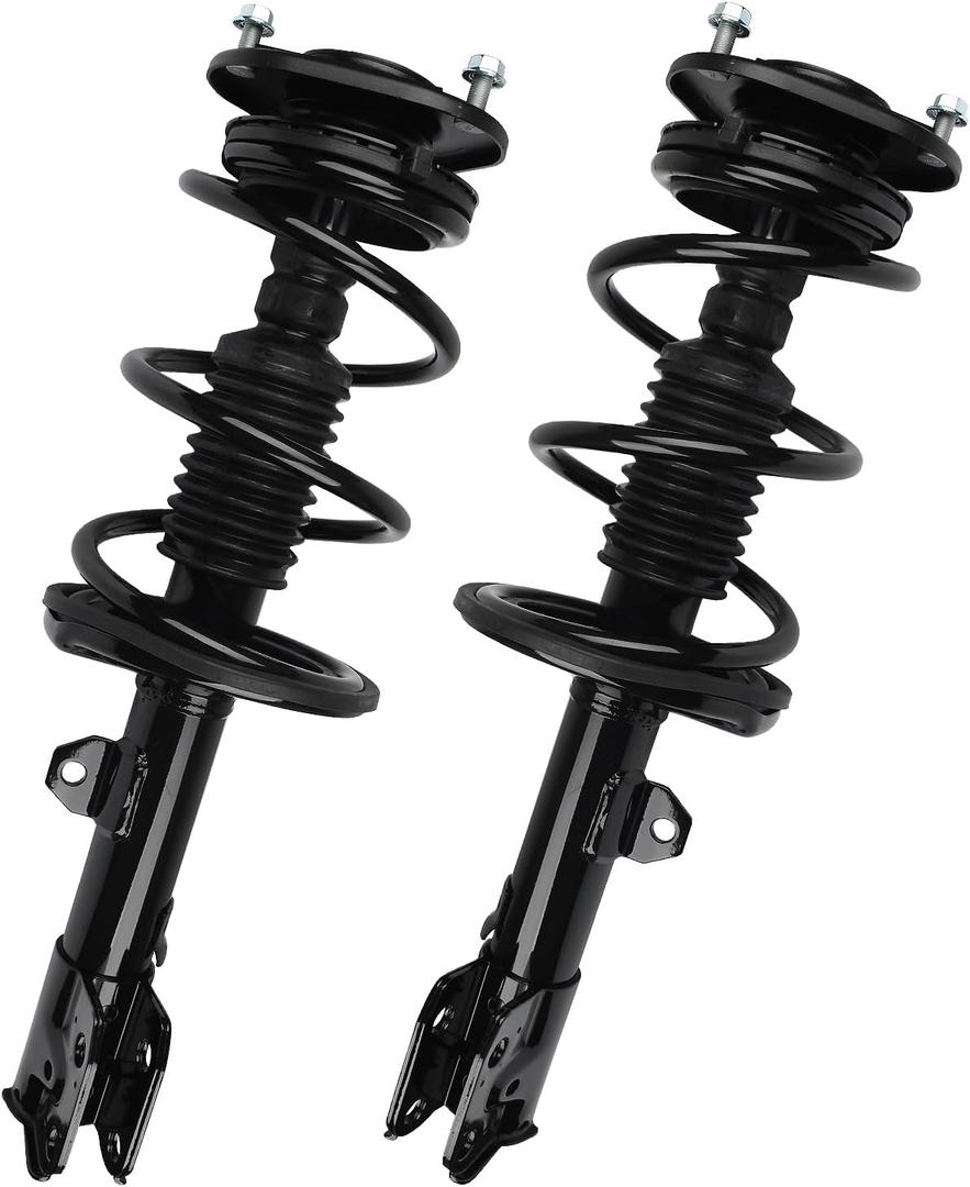 KUSATEC Front Pair Complete Struts Shock Absorber fit for 2009-2013 Toyota Corolla Matrix, 472598 472597 Left/Right Struts with Coil Spring Assemblies