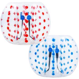 2PCS Inflatable Bumper Balls, 5Ft Human Hamster Ball, Zorb Ball for Adults or Children, Bubble Soccer for Sport Time
