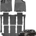 Floor Mats for 2013-2020 Toyota Sienna(Include Limited & Premium), 3 Row Liner Set Custom Fit All Weather Mats for Sienna, Waterproof Anti-Slip Floor Mats for Toyota 7 Passenger Front & 2nd 3rd Row