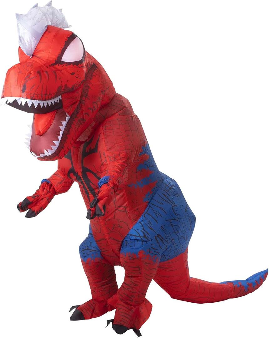 Marvel Inflatable Adult Spider-Rex Costume | Spider-Man Dinosaur Costume (One Size)