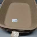 Kitty Sift Disposable Cat Litter Box Large, 6 Count, Durable Portable for Travel and Home, Eco-Friendly Disposable Litter Box Controls Odor