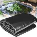 20 x 20 FT Pond Liner, 20 Mil Pond Liners for Outdoor Ponds, HDPE Pond Liner Preformed Easy Cutting Puncture Resistant, Pond Liners for Water Garden Fountain Waterfall, Koi Fish Aquaculture Pond