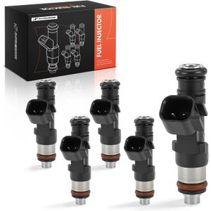 A-Premium Set of 5 Fuel Injectors Compatible with Volvo XC90 S60 2012-2013, C70 2006-2013, V60 Cross Country 2015-2016, C30 2008-2013, S40 2004-2011, V50 2005-2011, S60 Cross Country 2016, 2.5L