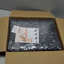 Dog Stairs 4 Steps for Small Dogs and Cats to Get on High Beds, Couch or Car, Pets Can Climb, Sit, Lie Down or Perch to Look Out Windows on The Spliceable Ramp, Provides Support, Grey19" H