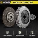 6DCT250 DPS6 Auto Transmission Clutch Kit with Clutch Release Fork Lever Compatible with Dual Ford Focus Fiesta 2011-2019 B-Max 2012-2019 Ecosport 2013-2019, Repalce# 602000800