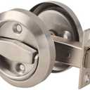 Dixiao 304 Stainless Steel Round Hidden Recessed Cup Door Lock, Doorknobs, Door Locker, Flat Door Knob Passage Lock