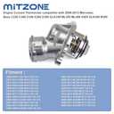 MITZONE Engine Coolant Thermostat compatible with 2007-2015 Mercedes Benz E550 G550 GL450 GL550 ML550 ML550 S550 Replace 902-5903 2722000515