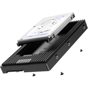 ORICO 2.5 to 3.5 SATA Hard Drive Adapter Mounting Bracket Hard Drive Caddy for 7/9.5/12.5mm 2.5 inch HDD/SSD-D2SS