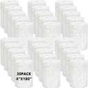 Preboun Plaster Cloth Gauze Bandages Roll Bulk Plaster Strips for School Classroom Craft Art Projects, Paper Mache, Belly Cast and Body Casts, Mask Making, Each Roll 4 Inch x 180 Inch, (30 Pack)