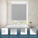 Roller Window Shades Free-Stop Cordless Blackout Blinds, Thermal Insulated Pull Down Shades for Windows, UV Protection Fabric Roller Blinds for Home Office (31.75" Wx72 H, Grey)