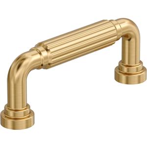 Amerock Cowrie 3 inch (76mm) Center-to-Center Champagne Bronze Cabinet Pull, BP37701CZ