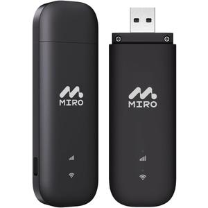 MIRO UF1 4G LTE WiFi USB Network Adapter 150Mbps Speed, Dual SIM/SD Slots Wireless Dongle, Wi-Fi Stick USB2.0 Interface WiFi Adapter for Desktop PC Laptop