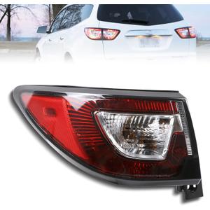 Tail Lights Outer Left Driver Side Taillight Compatible with Chevrolet Traverse 2013-2017 Rear Halogen Tail Lamp Replace: 84266019 23301756 GM2804112