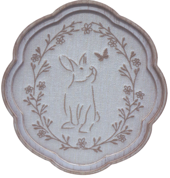 Bunny Wall Sign Embroidery