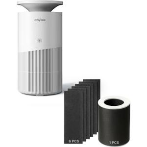 KJ02 Pet Air Purifier + 1 Pack Replacement Filter + 6 Packs Replacement Pre-Filters