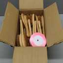 24 Pcs DIY Bamboo Wooden Hairbrush for Gift Bulk Wooden Paddle Hair Brush for Massaging Scalp Thick Thin Curly and Dry Hair Women and Men Travel Engraving Gift Wedding