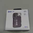 WUBEN G5 Rechargeable EDC Flashlight, 400 Lumens Dual Light Sources Mini Flashlight with RGB Light, Portable Flat Pocket Flashlights, Magnetic Keychain Flashlight for Outdoor Home Emergencies (Black)