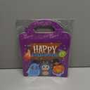 4 Sets Halloween Reusable Sticker Books for Toddlers 1-3, Activities Books Crafts for Kids 2-4, Removable Jelly Stickers for Girls Boys 3-5, Travel Toys Holiday Gifts Halloween Basket Stuffers
