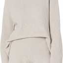 The Drop Women's Alice Crew-Neck Back-Slit Ribbed Pullover Sweater (XX-Large)