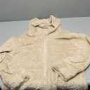 bawilom Womens Winter Sherpa Fleece Jacket Zip Up Coat Fluffy Long Sleeve Lightweight Hoodies Jacket Outwear with Pockets, 2XL