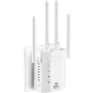 WiFi Signal Booster with 4 Directional Antennas  1200Mbps Dual Band (5GHz/2.4GHz)