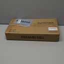 TUTOTAK Small Side Table, Narrow End Table, Skinny Sofa Table, Slim Nightstand, Couch Table, Living Room, Bed Room, White TB01BW062 (2-Tier7.9"D x 15.8"W x 22.5"H)