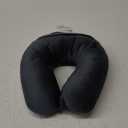 Wolf Essentials Adult Cozy Soft Microfiber Neck Pillow for Travel  Compact, Machine Washable - Perfect for Airplane, Car, or Home Use - Filled and Finished in The USA  Charcoal