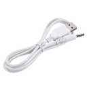 uxcell USB Type-A Male to 3.5 x 1.35mm DC 5V 1A Plug Barrel Connector Charge Cable for USB Fans Desk Lamps Mini Charging Speakers Electronic Devices, White