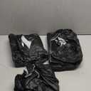 Oudain 3 Pcs Plastic Picnic Table Cover Checkered Tablecloth Fitted Rectangular Table Cloth 30 x 72 Inch Vinyl Waterproof Flannel Backed with Elastic Rim for Indoor Outdoor Picnic Party(Black)