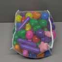 STARBOLO Ball Pit Balls for Toddlers - Colorful Ball Pit Balls Crush Proof Plastic Toy Balls for Toddlers Ball Pits, Ball Pit Play Tent, Baby Pool Water Toy, 50pcs (Rainbow)