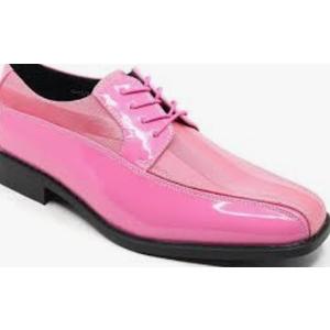 Men's Oxford Lace up Striped Satin Patent Tuxedo Dress Shoes MC-179 43