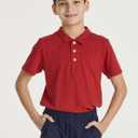 3 Pack Boys' Polo Shirts Short Sleeve Jersey Cotton School Uniform Golf | Available in Sizes 4-18, Dress Shirt, Collared, Church, Everyday Wear, Solid, Poli, Performance, Royal; Soft Cotton & Tagless (XXXL)