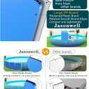 Jasonwell Foldable Dog Kiddie Pool - Hard Plastic Kids Paddling Pool Toddler Baby Swimming Pools for Backyard Collapsible Whelping Box Pet Doggie Cats Wading Pools Bathtub for Puppy Large Dogs 40In,G