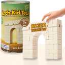 Taksa Toys Ancient Roman Arch Stem Toys Premium Educational Stackable Building Blocks, for Kids Ages 7 8 9 10+ Years Old, Indoor Architectural Kit Construction Games, Montessori Children Toys 69 Pcs