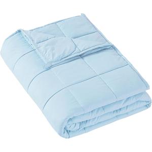 MOTRIP Weighted Blanket 7 Pounds, Soft Cooling Blanket for Hot Sleepers Full Size, Machine Washable Bed Blanket with Premium Glass Beads, 48''x72'' 7lbs Sea Blue MOTRIP Weighted Blanket 7 Pounds, Soft Cooling Blanket for Hot Sleepers Full Size, Machine Washable Bed Blanket with Premium Glass Beads, 48''x72'' 7lbs Sea Blue