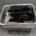 6 Pack - Disposable Chafing Dish Buffet Set, Welded Body Food Warmers for Parties, Fuel Cans Complete Set, Half Size Pans, Warming Trays