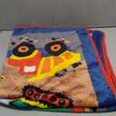 EVERYDAY KIDS Toddler Throw Blanket - 30" by 40" - Under Construction - Super Soft, Plush, Warm and Comfortable