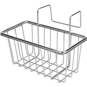 Kitchen Sponge Holder - JIANYI Stainless Steel Holder, Kitchen Sink Caddy, Dishwashing Liquid Drainer Rack - Sink Organizer for Sponge Brush Soap Towel and Sink Supplies (4.03"D x 7.04"W x 3.64"H)