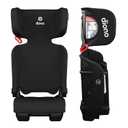 Diono Airi Travel High Back Booster Seat, Foldable Slim 3‑Across Fit, Black