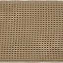 TYUU Waffle Bath Mat, Boho Bathroom Rugs Non Slip Washable Super Absorbent Quick Dry Farmhouse Bathroom Decor, 30"x20" Khaki