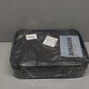 Relavel Travel Makeup Train Case Cosmetic Case Organizer Portable Artist Storage Bag with Adjustable Dividers for Cosmetics Makeup Brushes Toiletry Jewelry Digital Accessories (Large, Black)