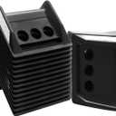24Pack Flatbed Strap Protector Corner Edge Protector Plastic Black for Cargo Loads Box Truck Equipment Webbing to Protect Cargo