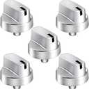 WB03X29354 for GE Gas Stove Knobs, Stove Top Knob Replace for Part Number WB03X29354 AP6327766 4585908, Replacement Knob for GE Burner PGP9030SL1SS PGP7030SL1SS PGP7030DL1BB, 5 Pack